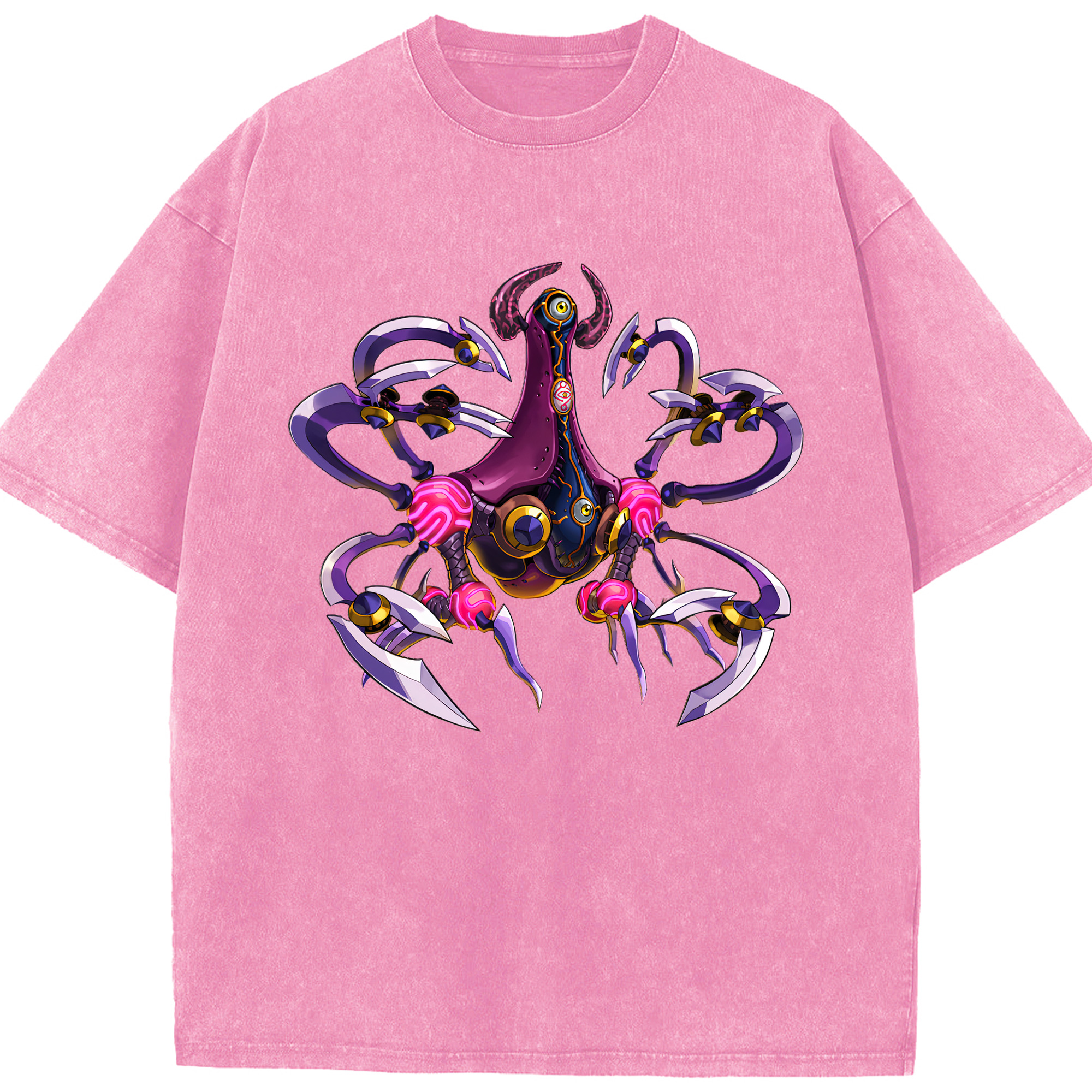 （画像用） 遊☆戯☆王 Yu-Gi-Oh! 綿100% ヴィンテージ風 半袖Tシャツ（フロントプリント）